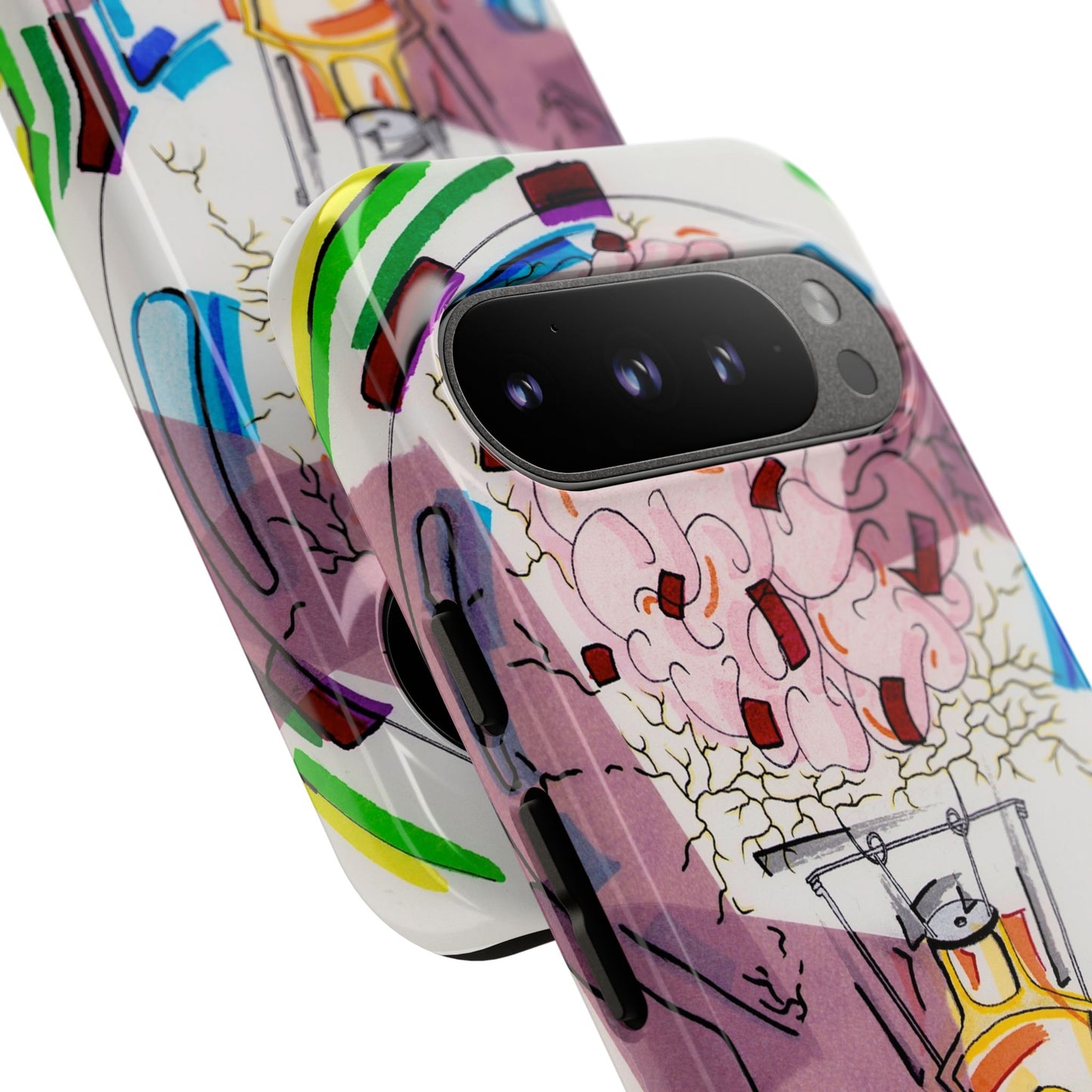 Head Light Illustration Tough Cases | iPhone protective phone case