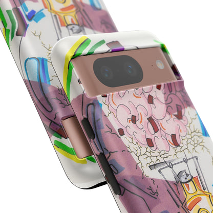 Head Light Illustration Tough Cases | iPhone protective phone case