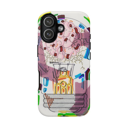 Head Light Illustration Tough Cases | iPhone protective phone case