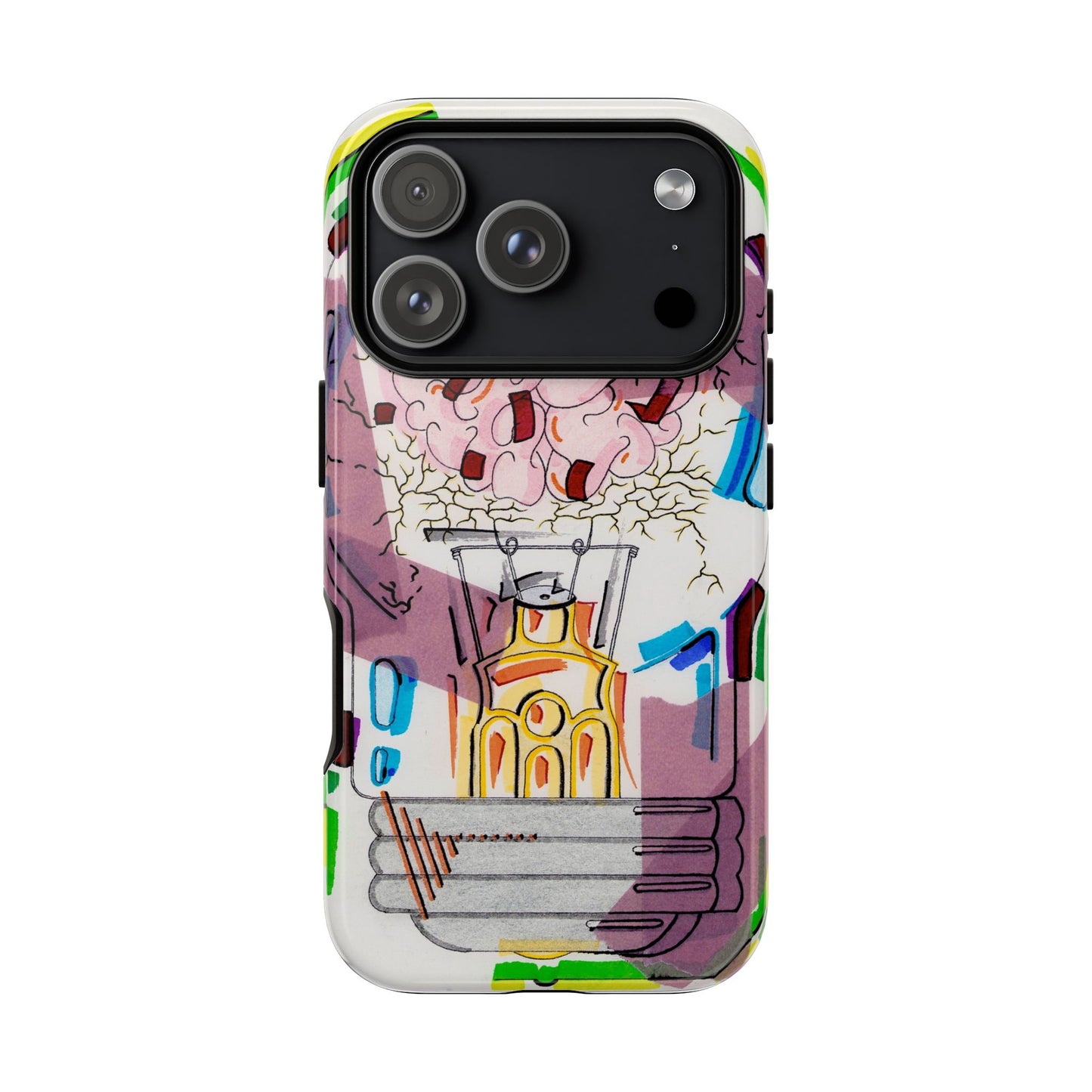 Head Light Illustration Tough Cases | iPhone protective phone case