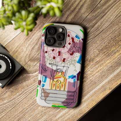 Head Light Illustration Tough Cases | iPhone protective phone case