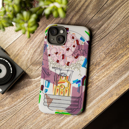 Head Light Illustration Tough Cases | iPhone protective phone case