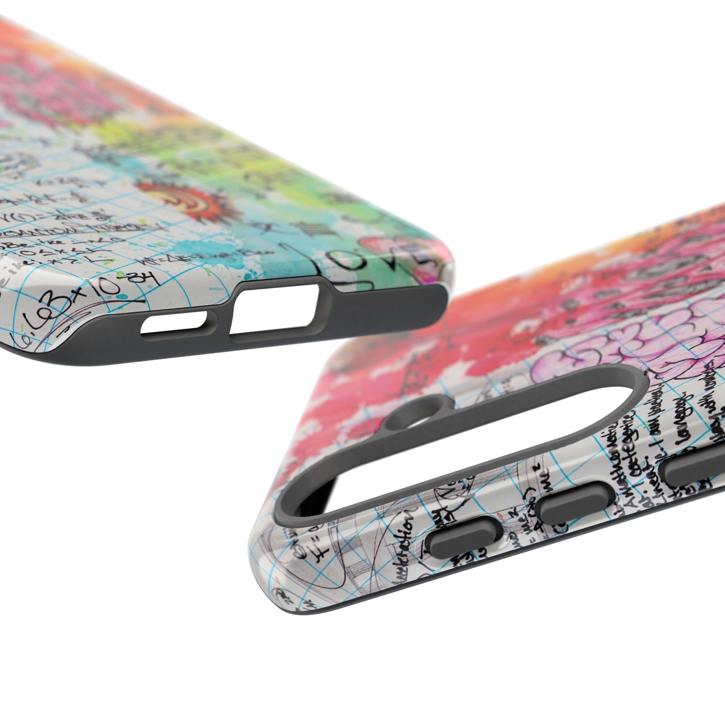 Brain Hemispheres Collage Phone Case | Tough Cases | Abstract Art Phone Case