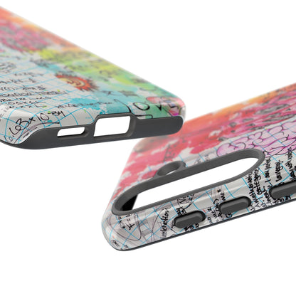 Brain Hemispheres Collage Phone Case | Tough Cases | Abstract Art Phone Case