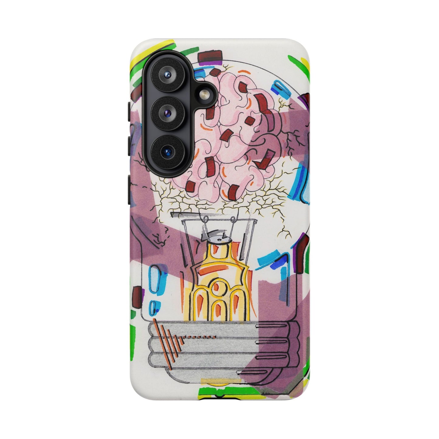 Head Light Illustration Tough Cases | iPhone protective phone case
