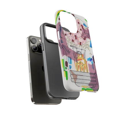 Head Light Illustration Tough Cases | iPhone protective phone case