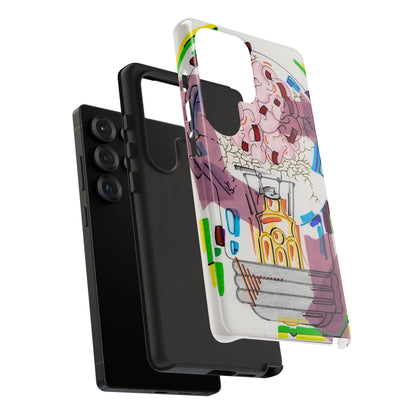 Head Light Illustration Tough Cases | iPhone protective phone case