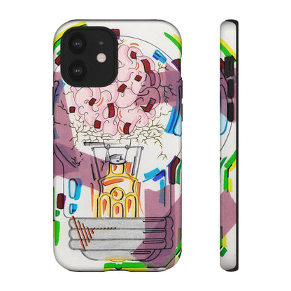 Head Light Illustration Tough Cases | iPhone protective phone case
