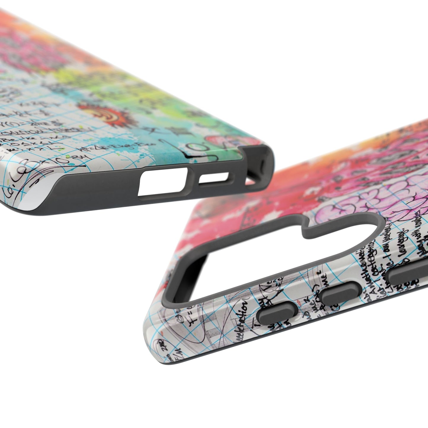 Brain Hemispheres Collage Phone Case | Tough Cases | Abstract Art Phone Case