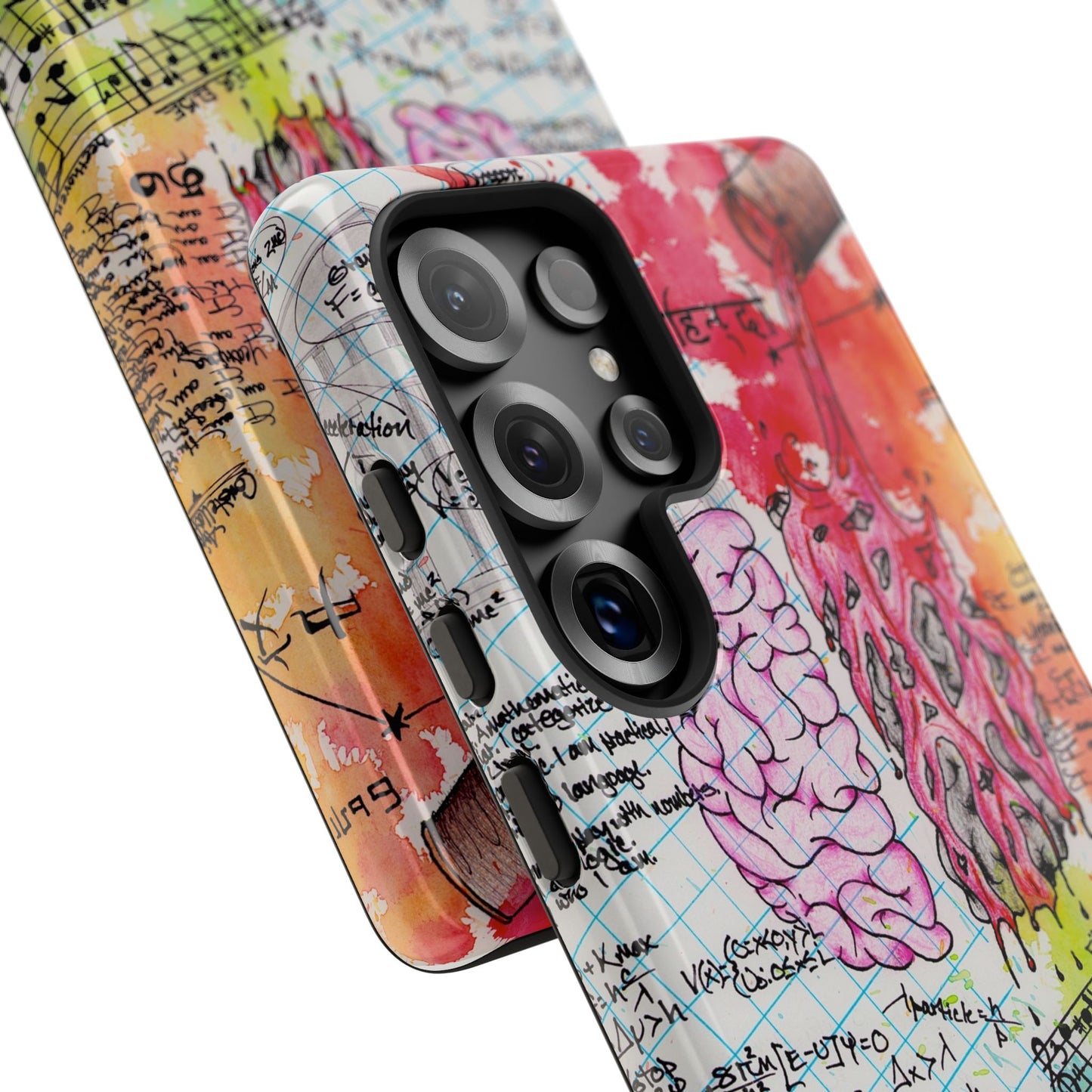 Brain Hemispheres Collage Phone Case | Tough Cases | Abstract Art Phone Case