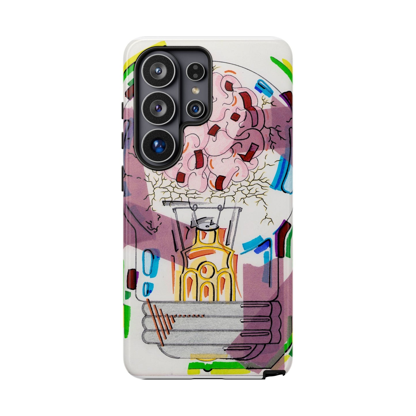 Head Light Illustration Tough Cases | iPhone protective phone case
