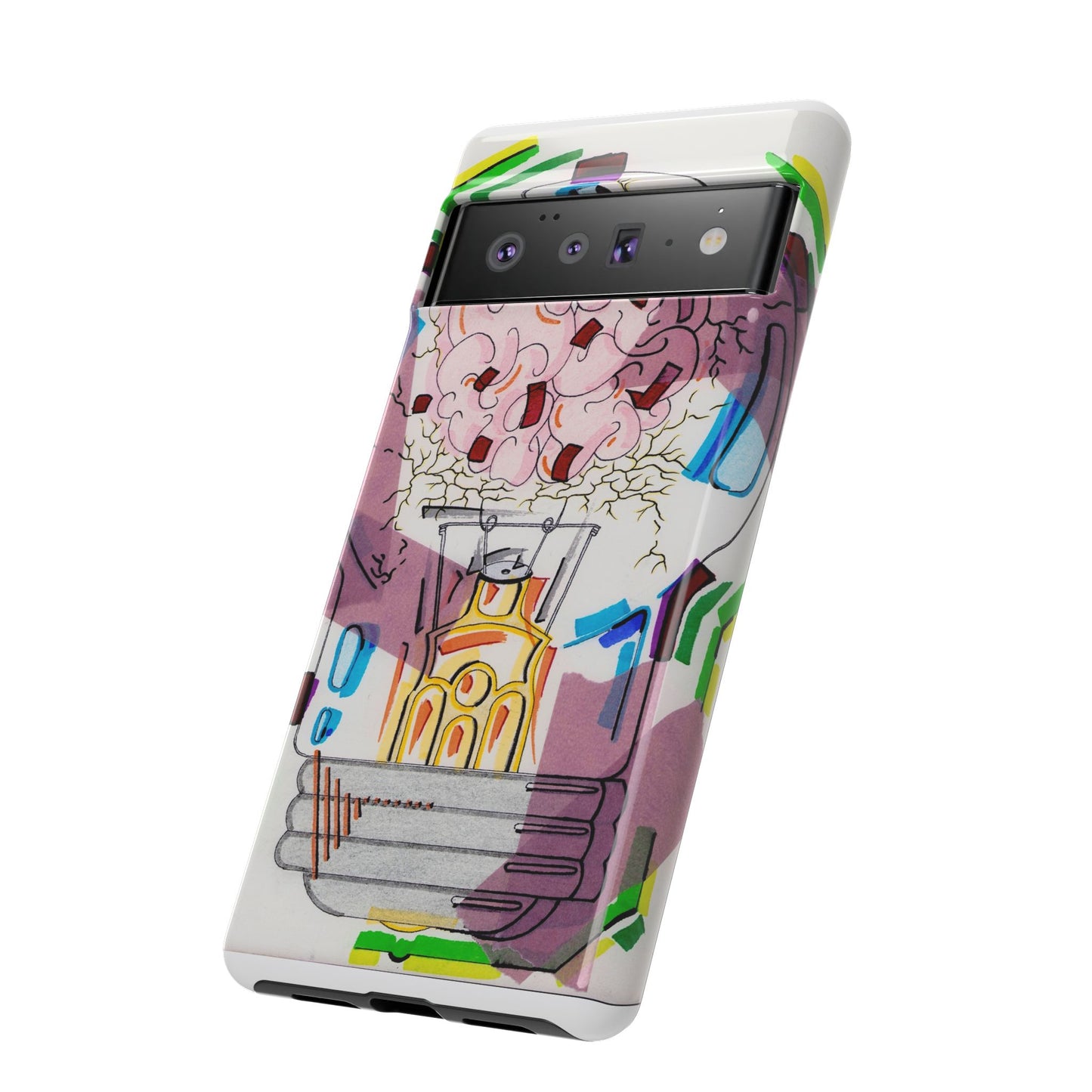 Head Light Illustration Tough Cases | iPhone protective phone case