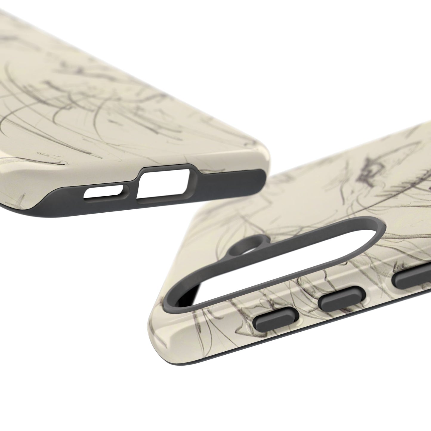 Flowing Lion Sketch phone case | Wildlife Art | Tough Cases