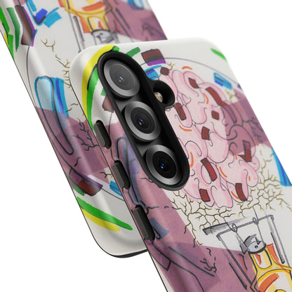 Head Light Illustration Tough Cases | iPhone protective phone case