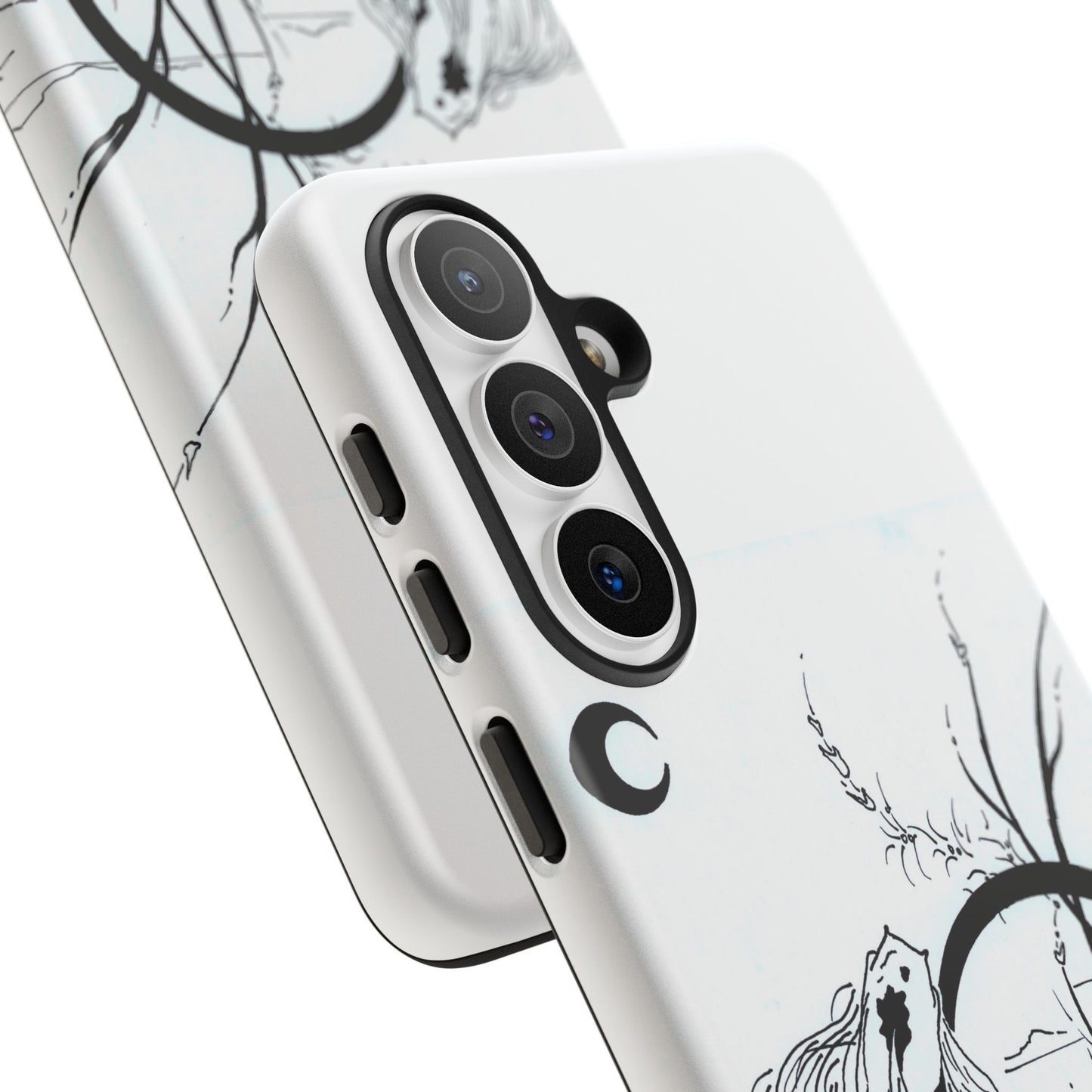 At Ease Koi Illustration phone case | Minimalist Line Art | Tough Cases