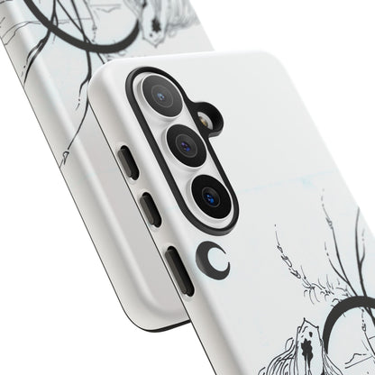 At Ease Koi Illustration phone case | Minimalist Line Art | Tough Cases