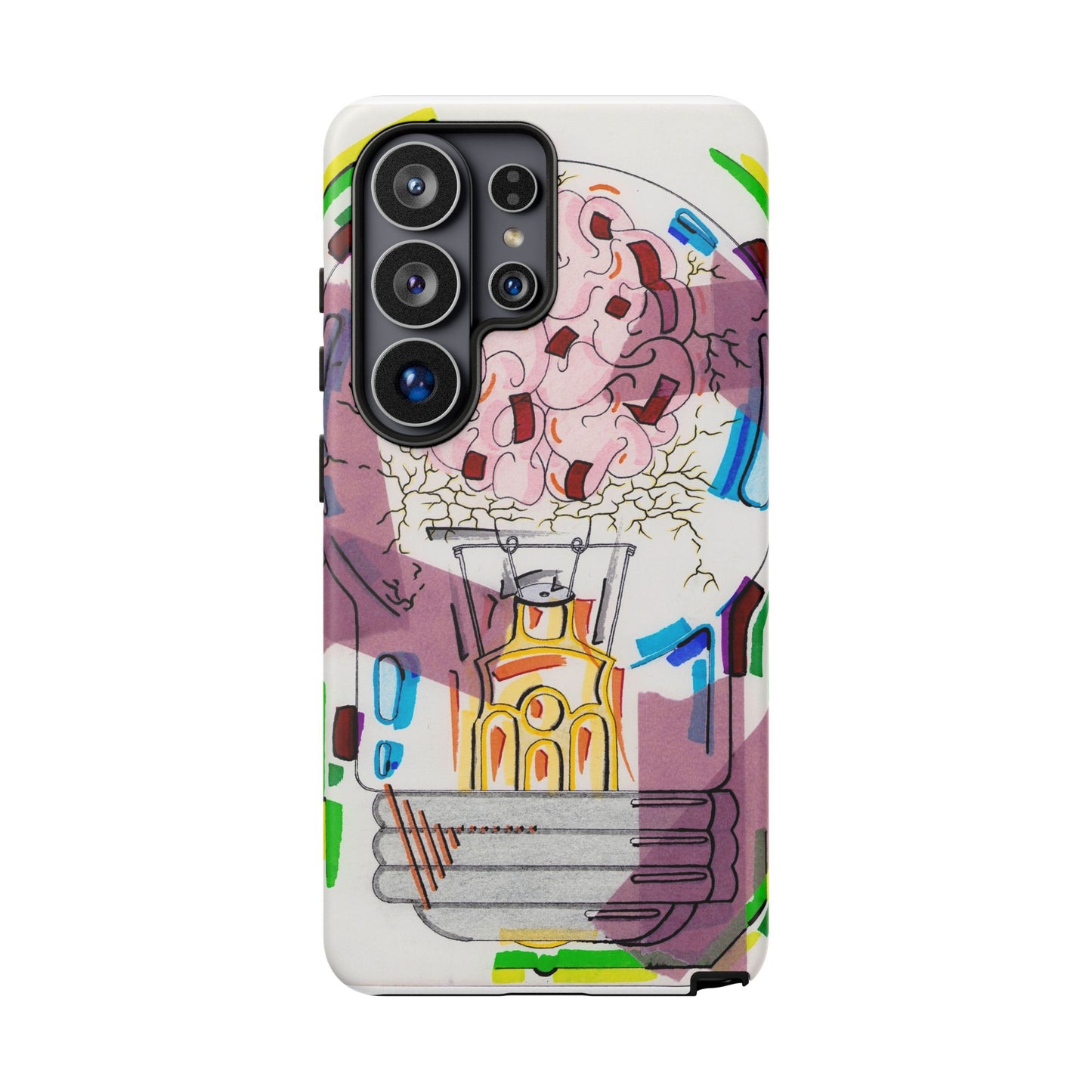 Head Light Illustration Tough Cases | iPhone protective phone case