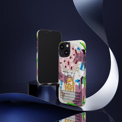 Head Light Illustration Tough Cases | iPhone protective phone case