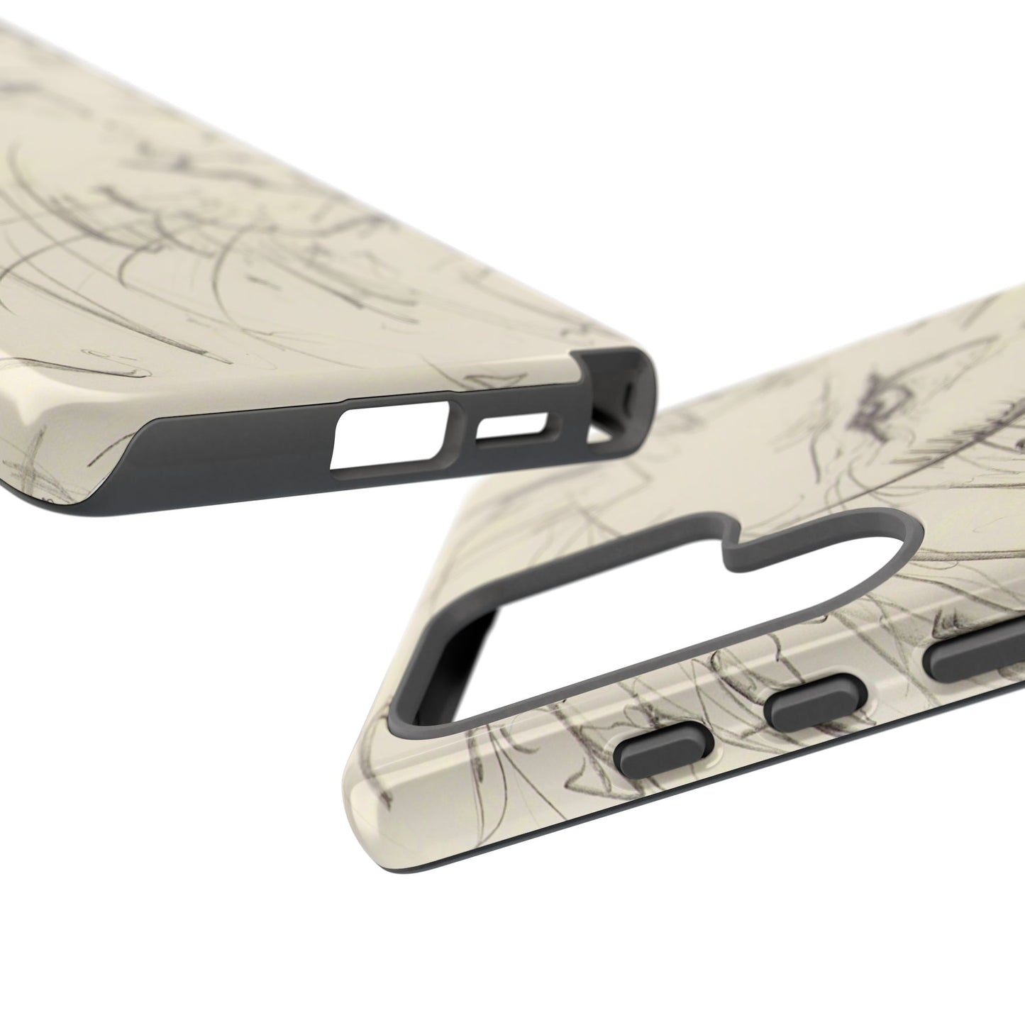 Flowing Lion Sketch phone case | Wildlife Art | Tough Cases