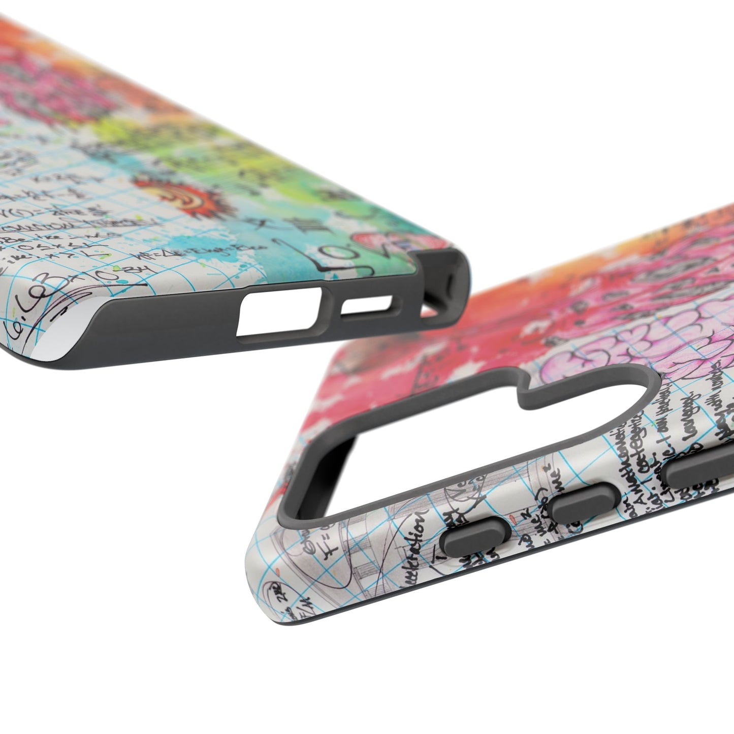 Brain Hemispheres Collage Phone Case | Tough Cases | Abstract Art Phone Case