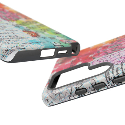Brain Hemispheres Collage Phone Case | Tough Cases | Abstract Art Phone Case