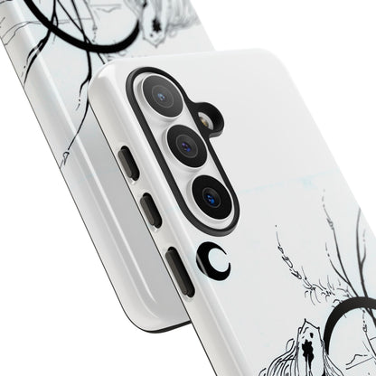 At Ease Koi Illustration phone case | Minimalist Line Art | Tough Cases
