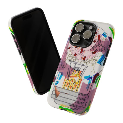 Head Light Illustration Tough Cases | iPhone protective phone case