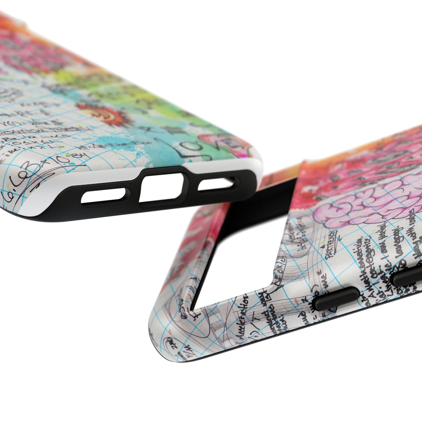 Brain Hemispheres Collage Phone Case | Tough Cases | Abstract Art Phone Case