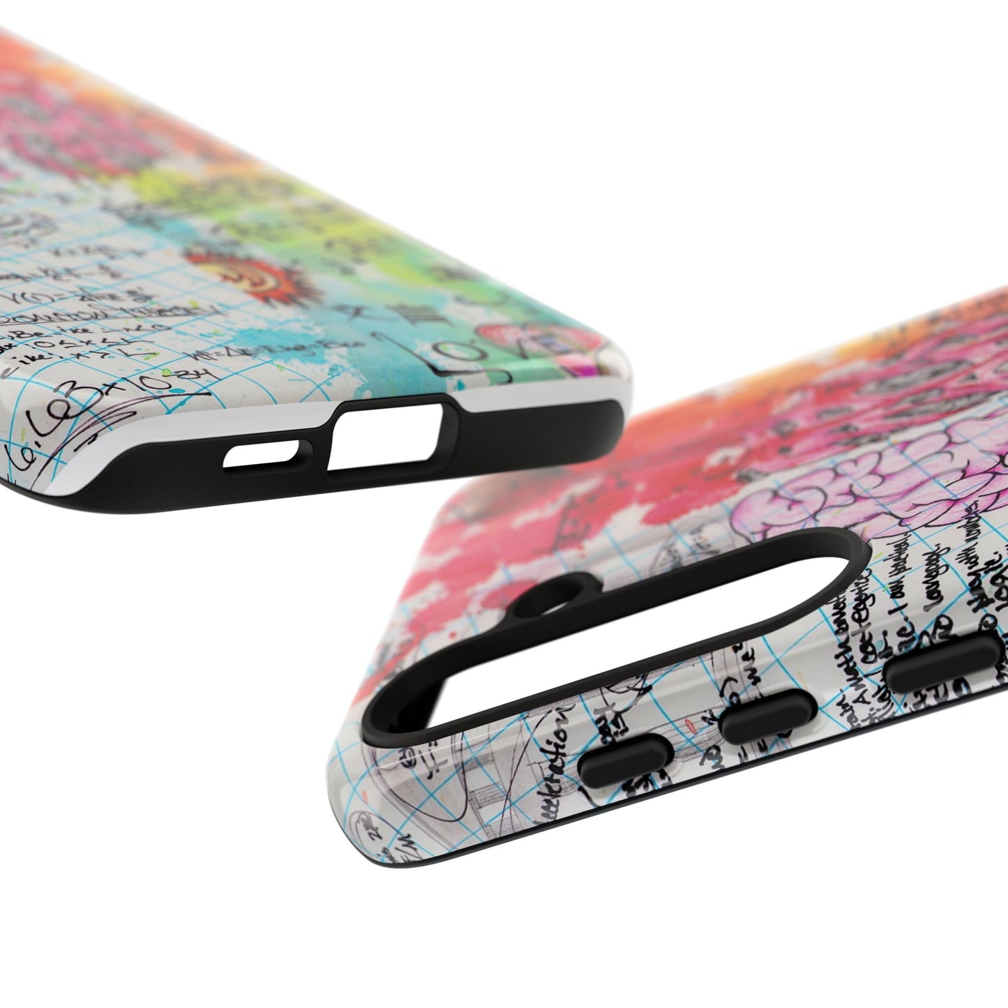 Brain Hemispheres Collage Phone Case | Tough Cases | Abstract Art Phone Case