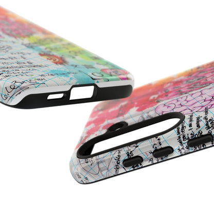 Brain Hemispheres Collage Phone Case | Tough Cases | Abstract Art Phone Case