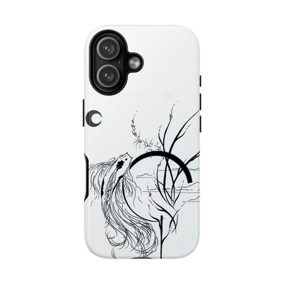 At Ease Koi Illustration phone case | Minimalist Line Art | Tough Cases