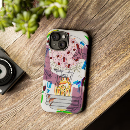 Head Light Illustration Tough Cases | iPhone protective phone case