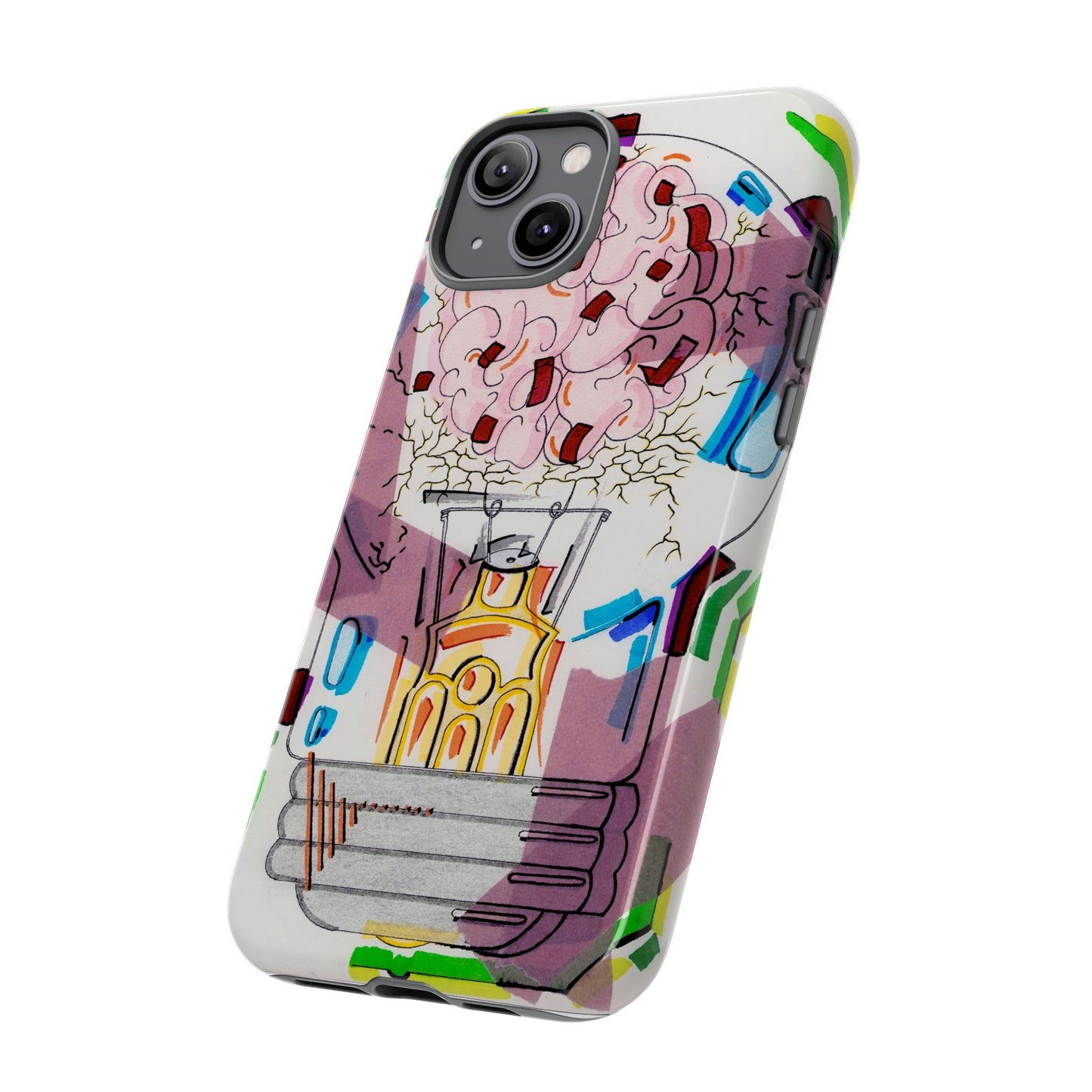 Head Light Illustration Tough Cases | iPhone protective phone case
