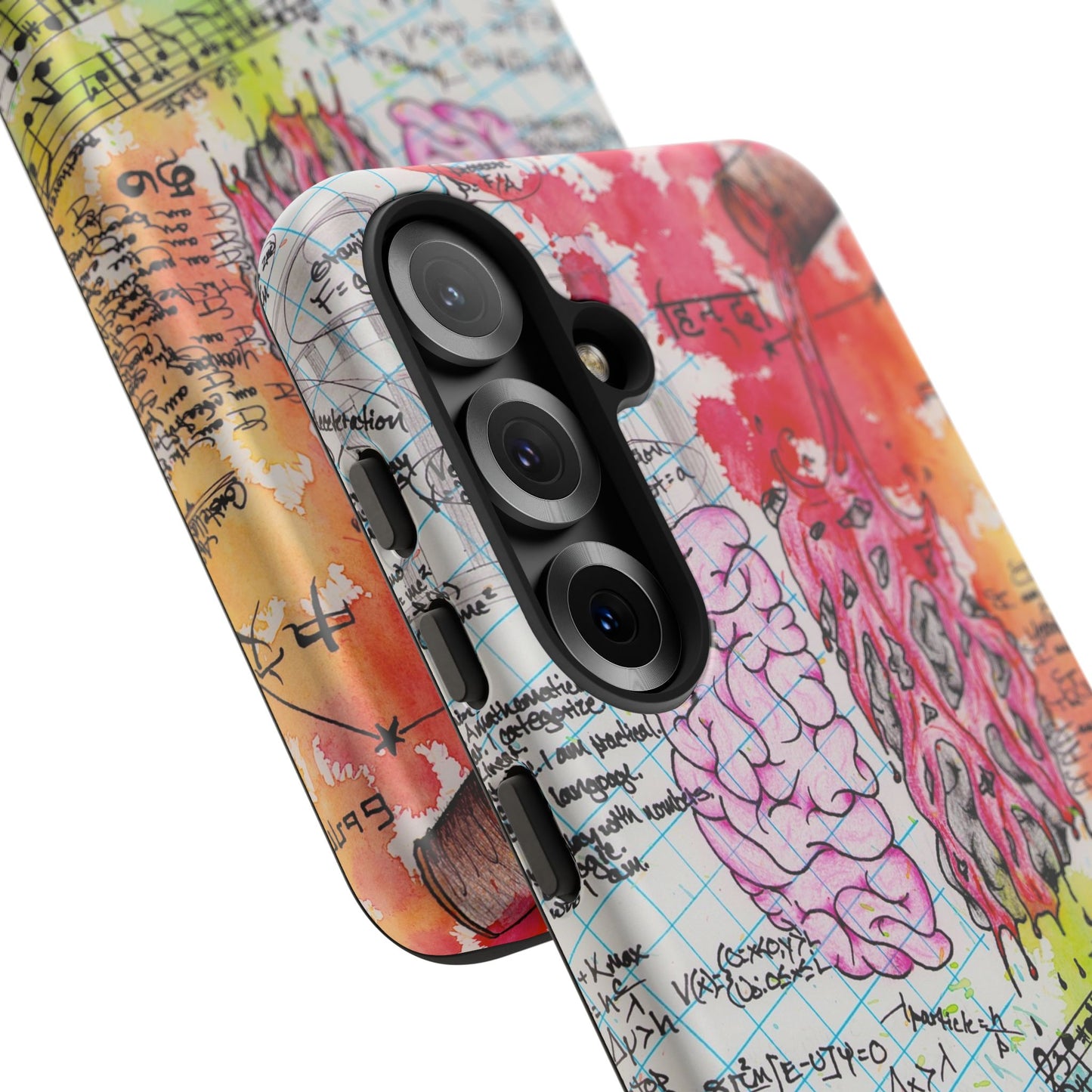 Brain Hemispheres Collage Phone Case | Tough Cases | Abstract Art Phone Case