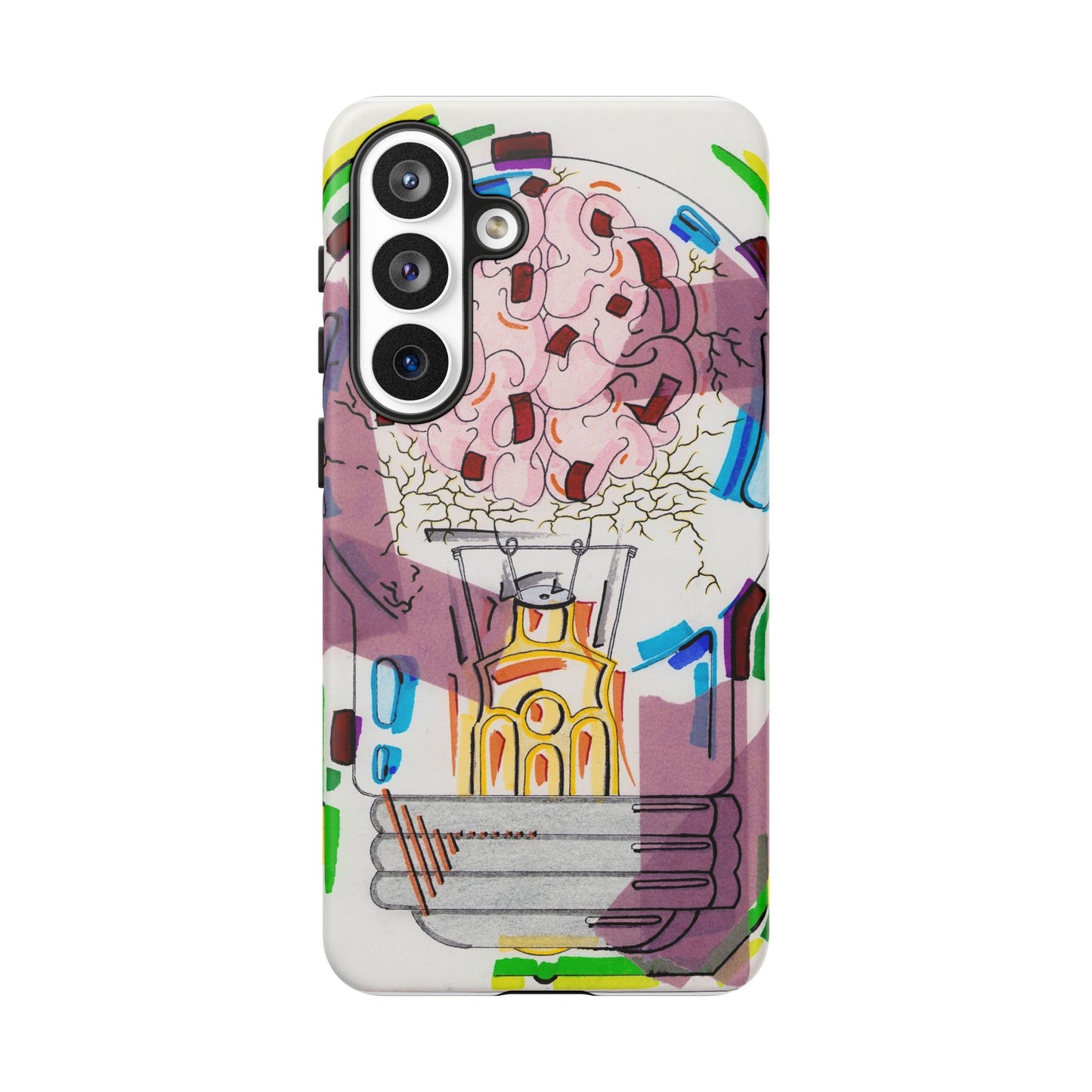 Head Light Illustration Tough Cases | iPhone protective phone case