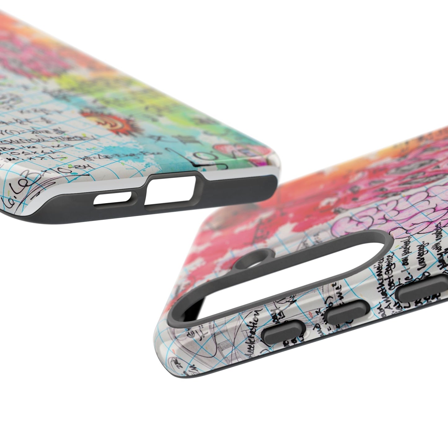 Brain Hemispheres Collage Phone Case | Tough Cases | Abstract Art Phone Case