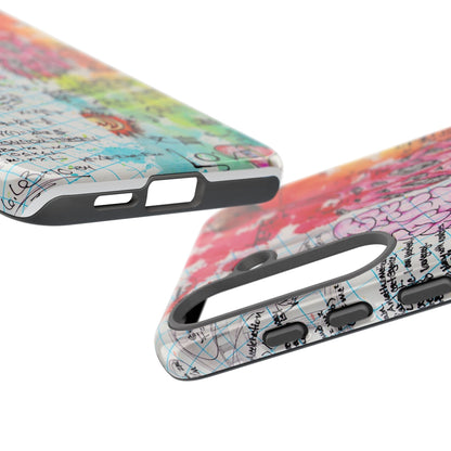 Brain Hemispheres Collage Phone Case | Tough Cases | Abstract Art Phone Case