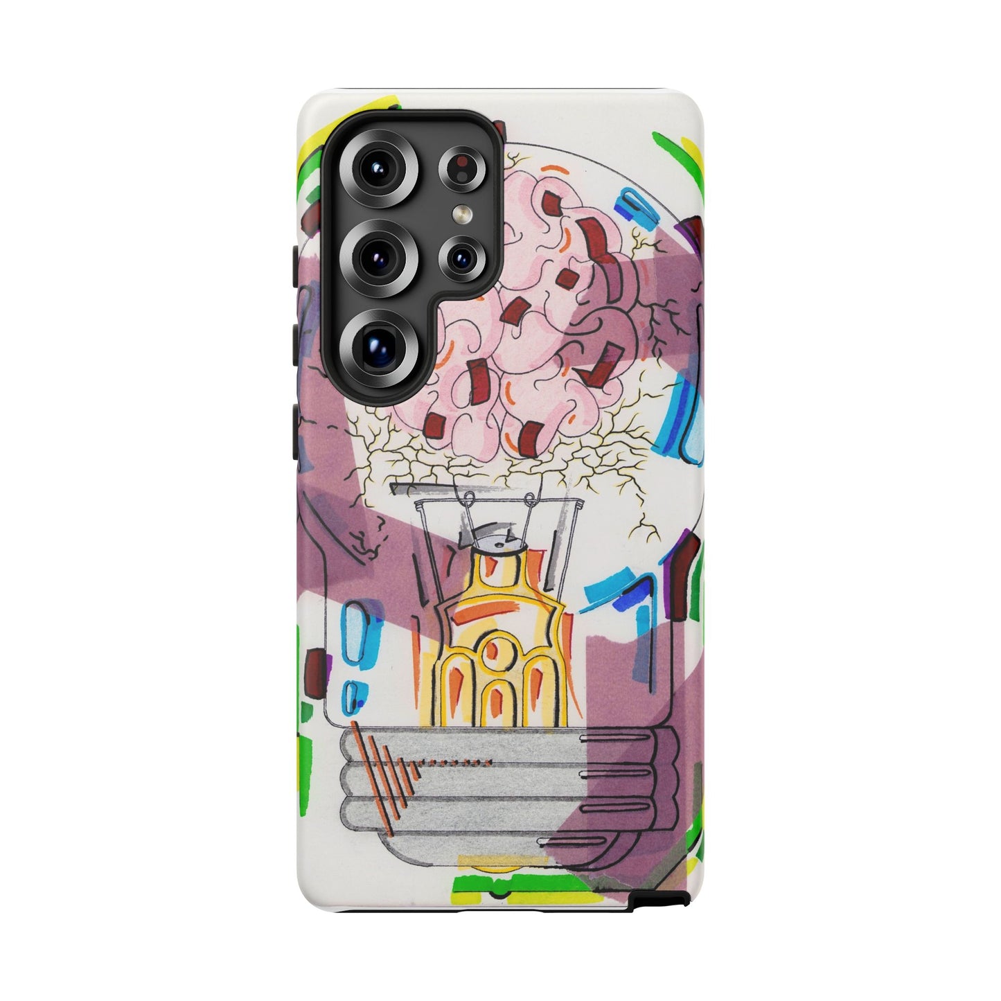 Head Light Illustration Tough Cases | iPhone protective phone case