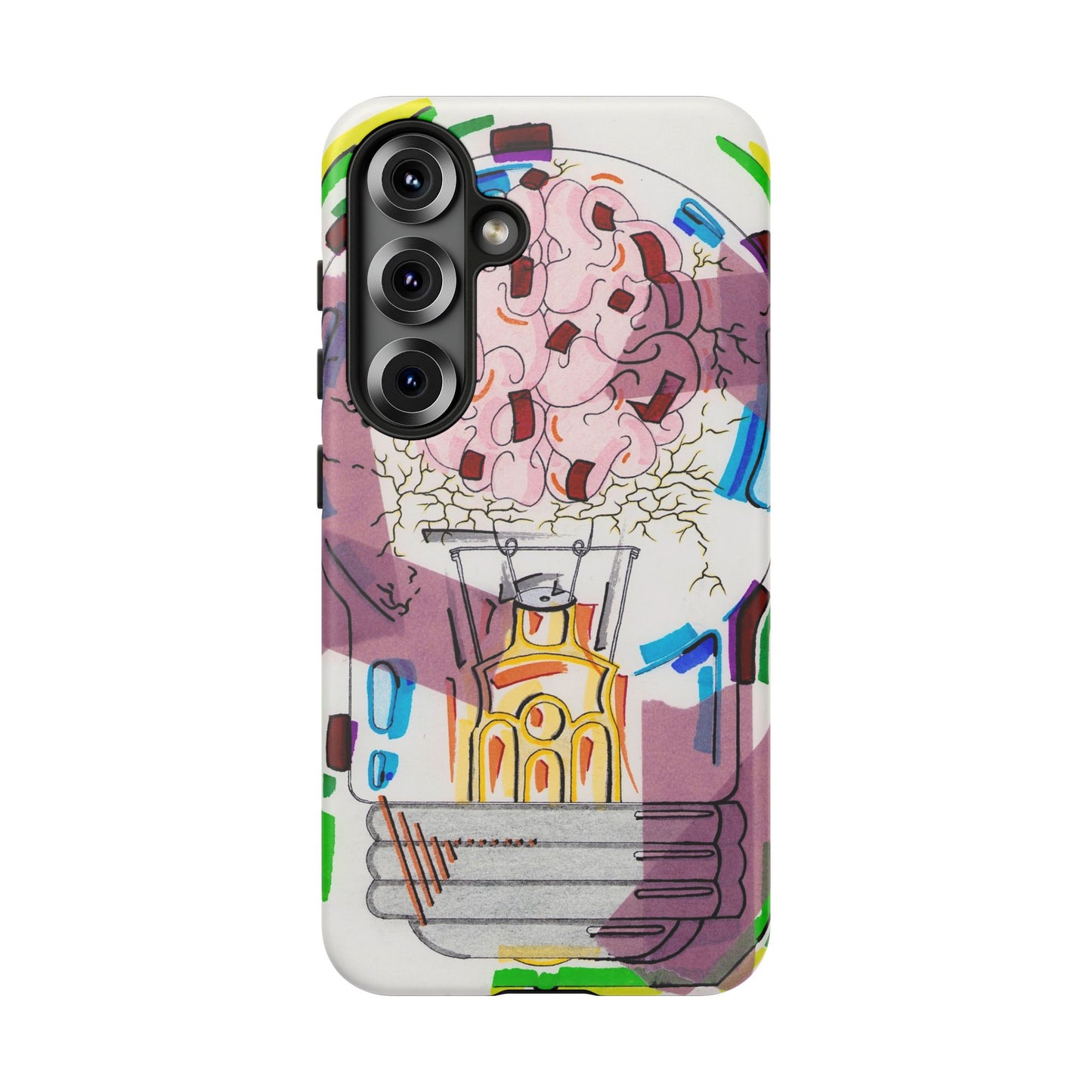 Head Light Illustration Tough Cases | iPhone protective phone case