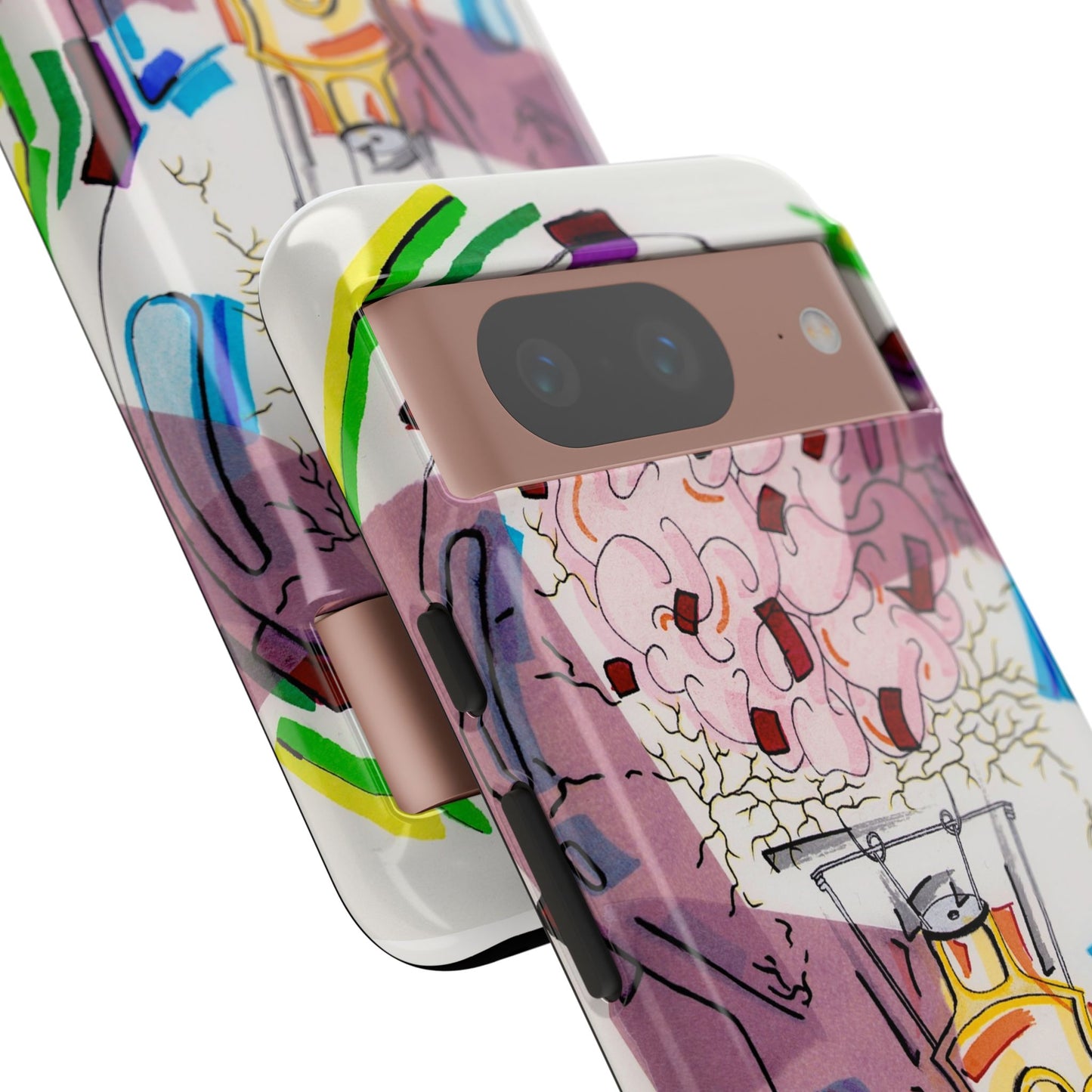 Head Light Illustration Tough Cases | iPhone protective phone case