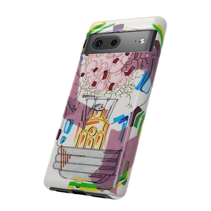 Head Light Illustration Tough Cases | iPhone protective phone case