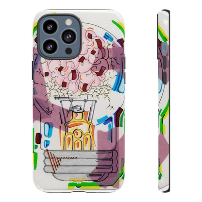 Head Light Illustration Tough Cases | iPhone protective phone case