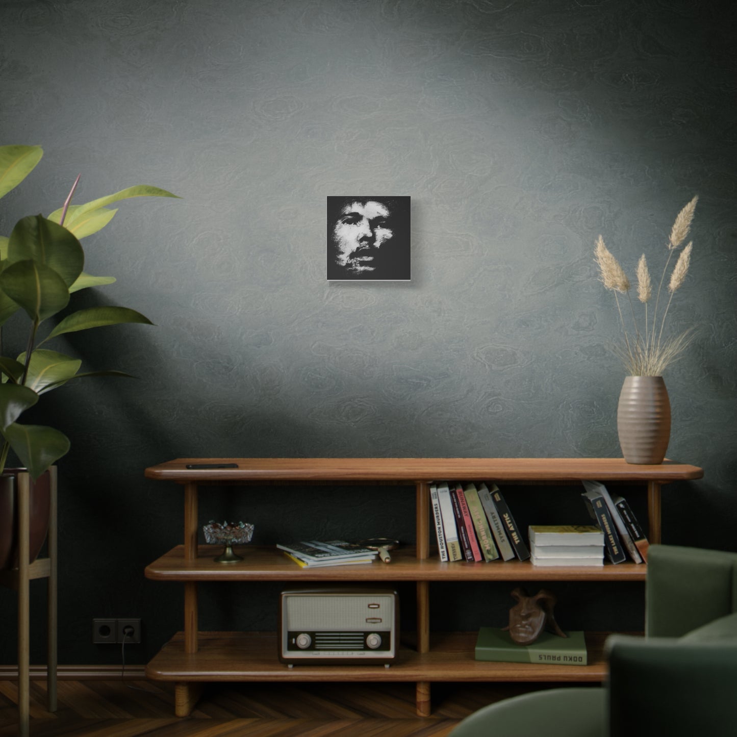 Bob's Portrait Canvas | Matte Stretched Canvas 1.25" | Charcoal Portrait