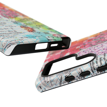 Brain Hemispheres Collage Phone Case | Tough Cases | Abstract Art Phone Case