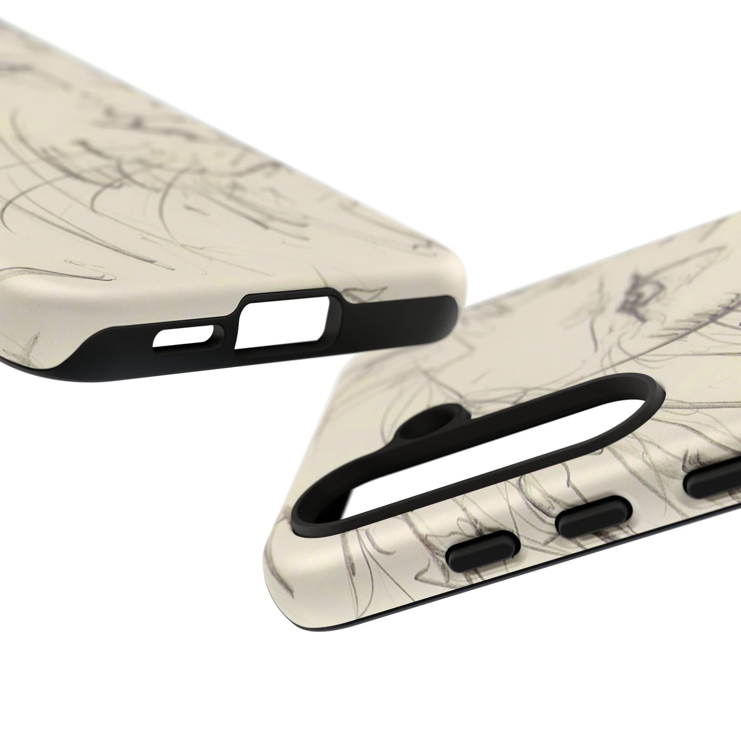 Flowing Lion Sketch phone case | Wildlife Art | Tough Cases