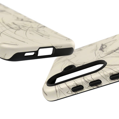 Flowing Lion Sketch phone case | Wildlife Art | Tough Cases