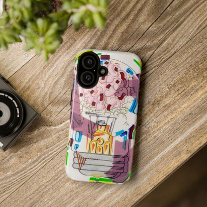 Head Light Illustration Tough Cases | iPhone protective phone case