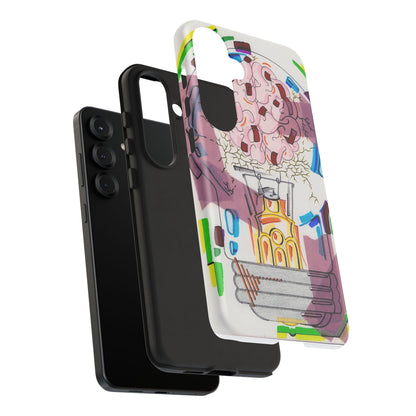 Head Light Illustration Tough Cases | iPhone protective phone case