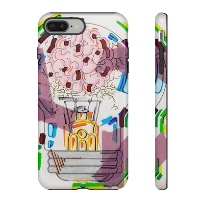 Head Light Illustration Tough Cases | iPhone protective phone case