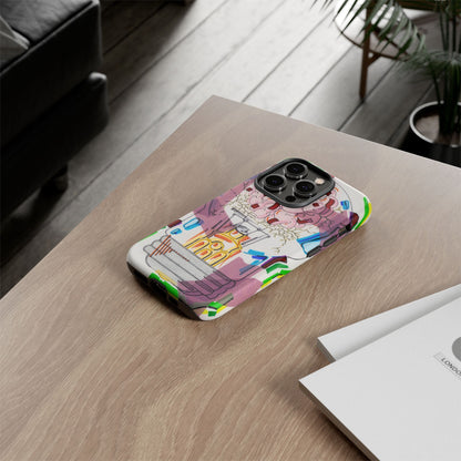 Head Light Illustration Tough Cases | iPhone protective phone case